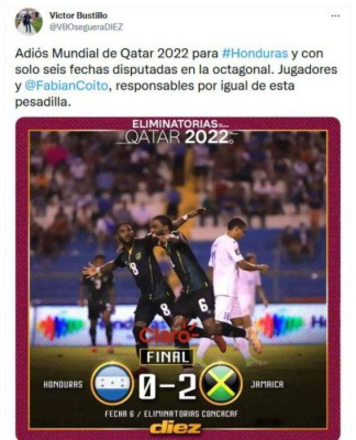 La prensa deportiva reacciona tras el despido de Fabián Coito de la Selección de Honduras