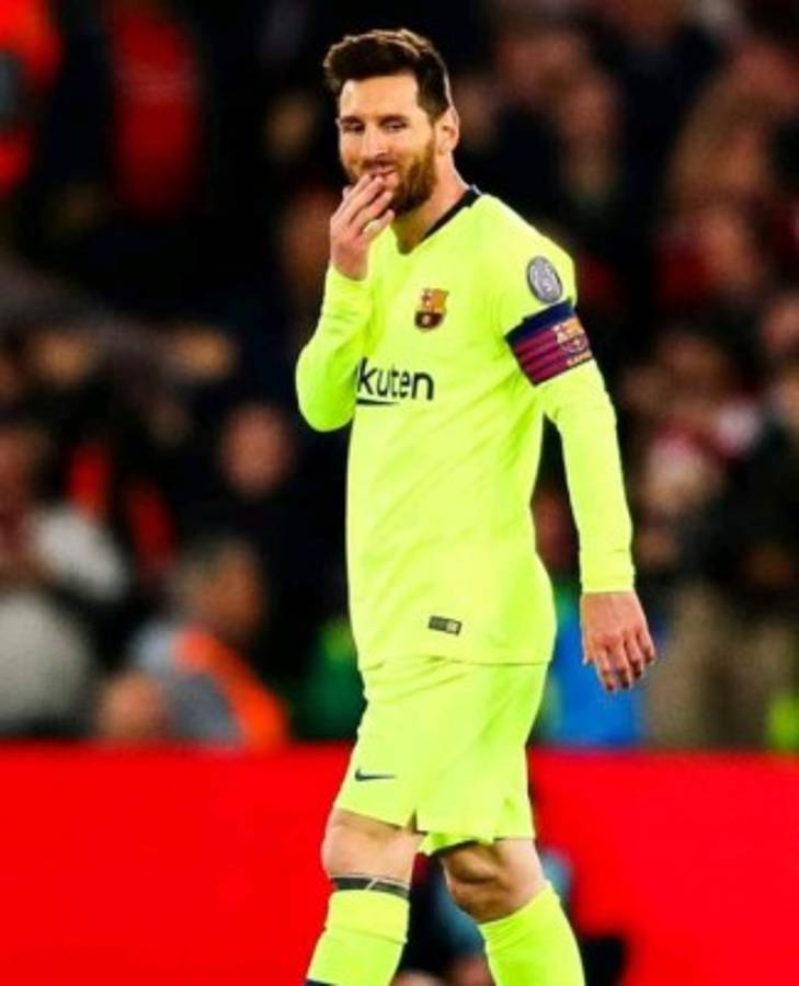 FOTOS: El sufrimiento de Messi tras la eliminación del Barcelona ante Liverpool