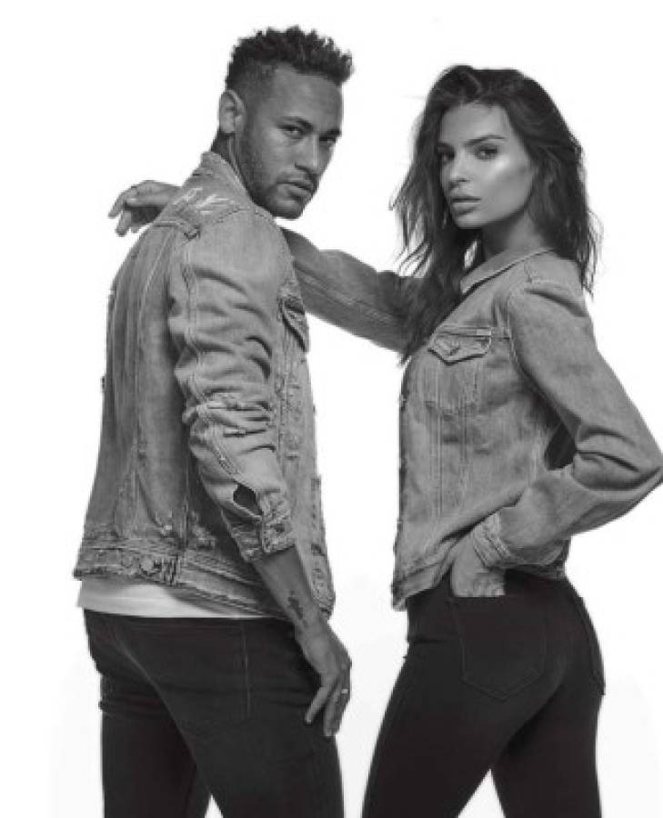 ¡Qué envidia! Neymar y Emily Ratajkowski, juntos en instagram