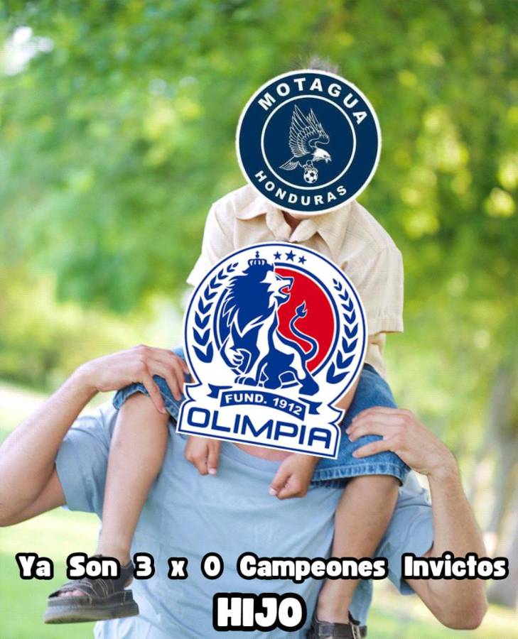 Olimpia quedó campeón invicto y los memes destrozan al Motagua de Diego Vázquez