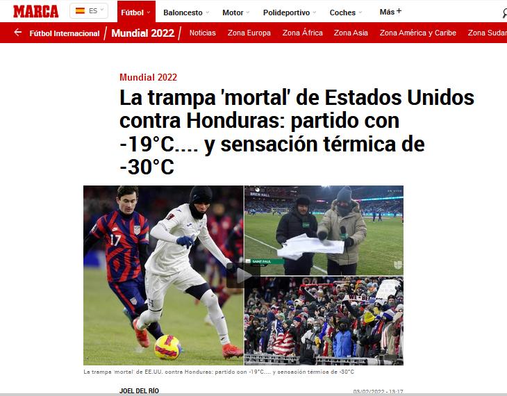 “Trampa mortal y escándalo”: Lo que amaneció diciendo la prensa mundial de la derrota de Honduras ante EUA