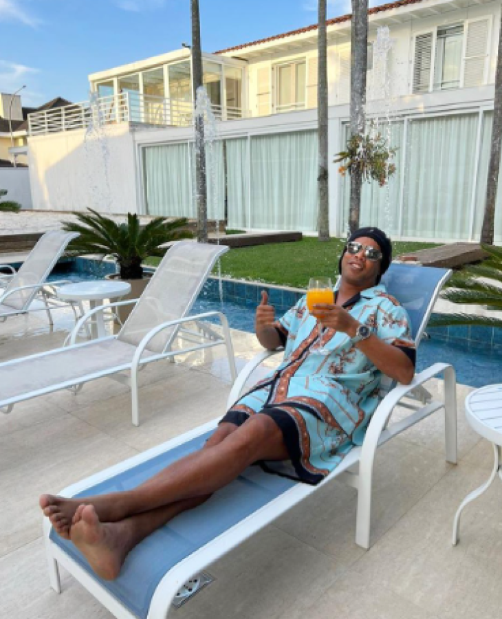 Ronaldinho organizó un fiestón en el cierre del 2024: revelaron su truco para no molestar a los vecinos