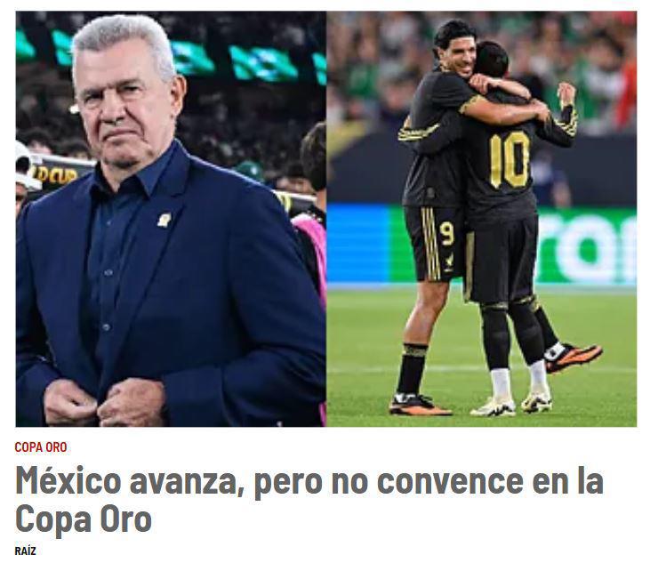 México no juega a nada, Sin convencer: Faitelson y la prensa mexicana molestos; esto dicen de la semifinal ante Honduras