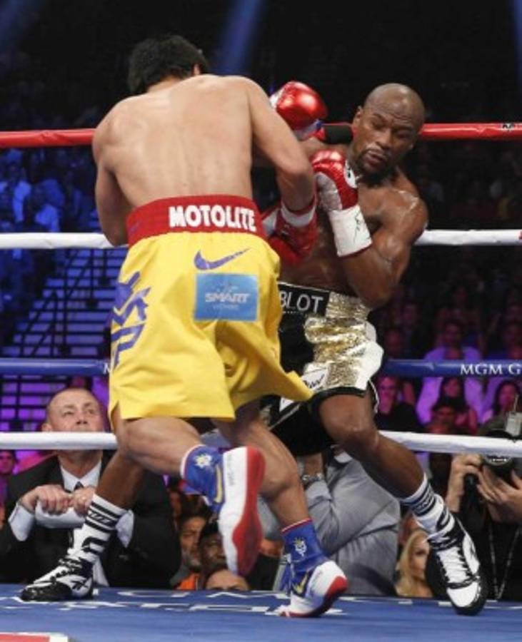Las mejores fotos de la pelea Mayweather-Pacquiao
