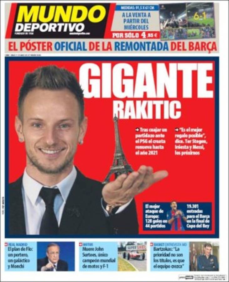 James y Barcelona se destacan en las portadas de los diarios internacionales