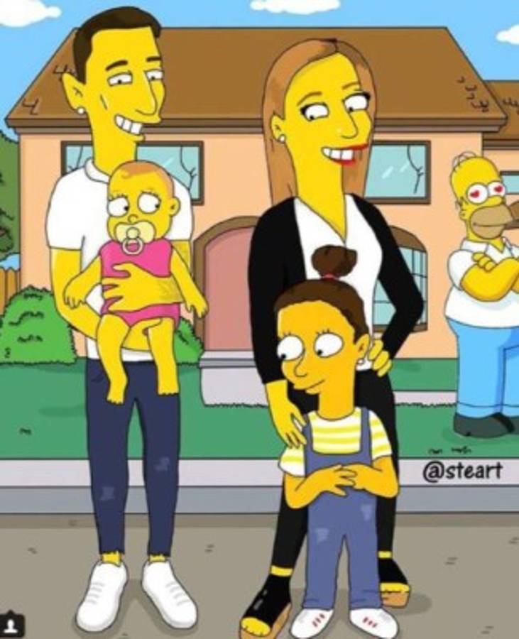 Los cracks del fútbol y sus dobles con los simpsons