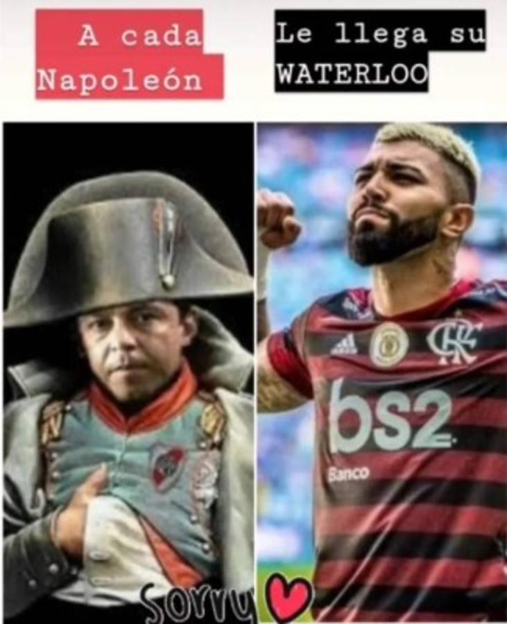River Plate, víctima favorita de los memes tras perder la Copa Libertadores ante Flamengo