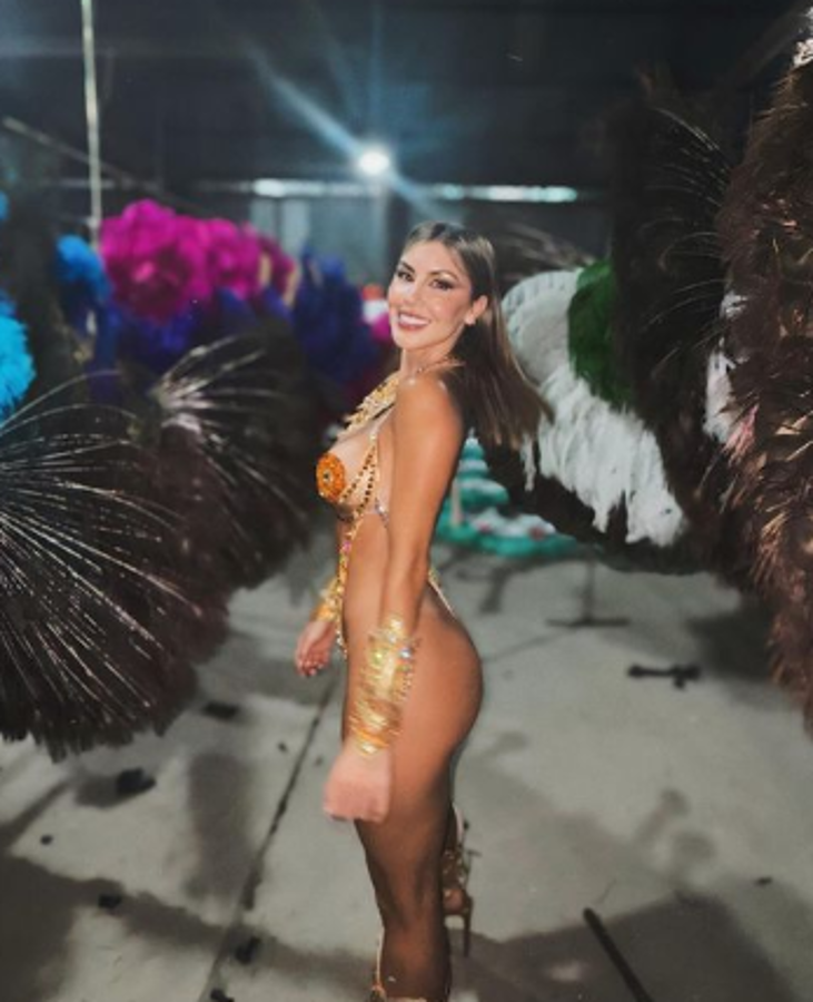 La esposa de un campeón del mundo con Argentina sorprendió con su atrevido look en un carnaval
