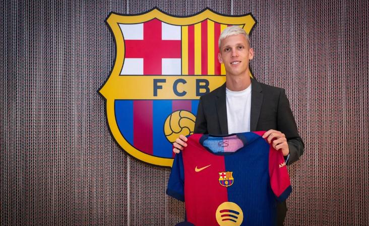 Las imágenes de Dani Olmo y su firma con el Barcelona: ¿Quién es su famosa novia? El juego donde será presentado y su dorsal