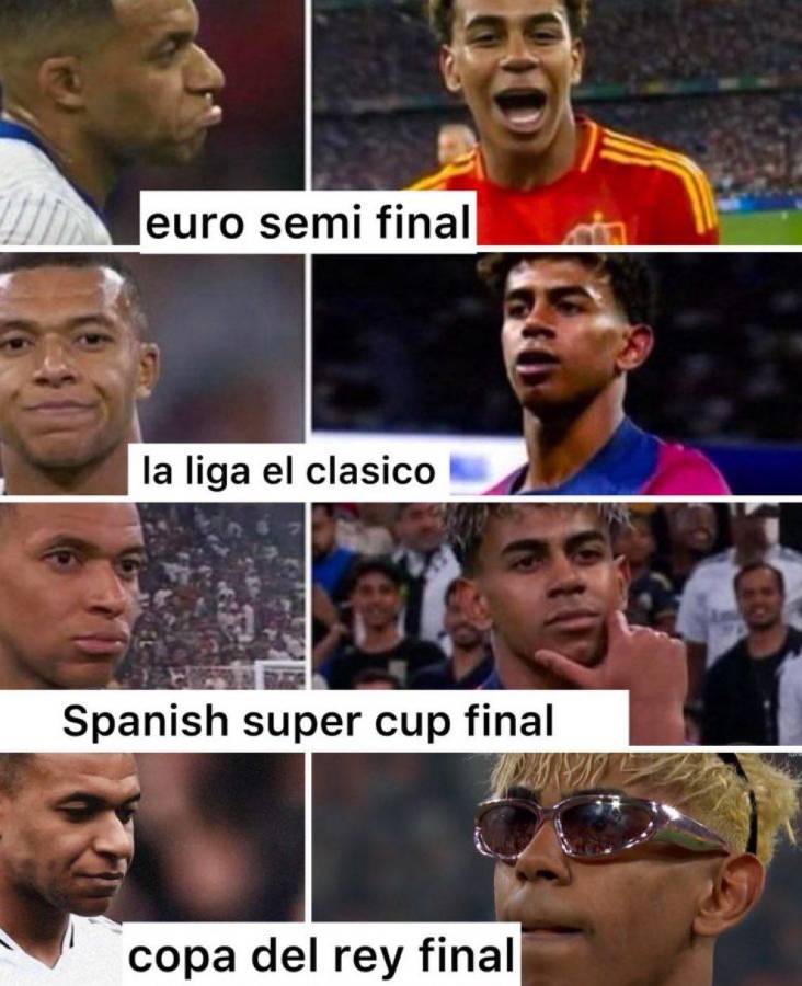 Los memes destruyen a Mbppé y dan el Balón de Oro a Yamal; no se olvidan de Cristiano para la final de Liga de Naciones