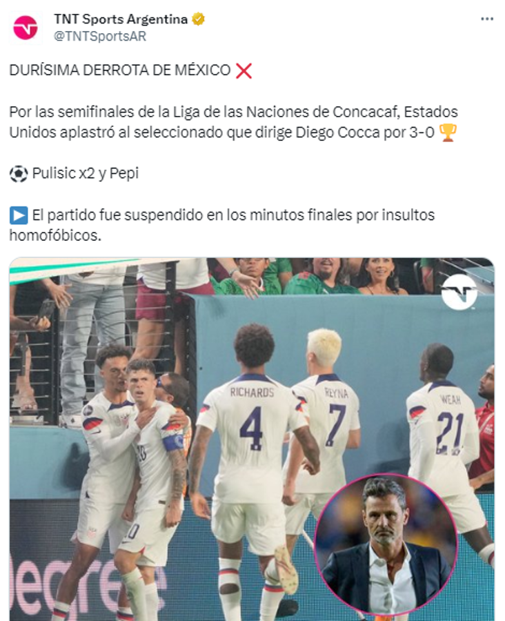 “Tridículo” y “Terrible, un desastre”: Faitelson y prensa mexicana explotan por el papelón contra Estados Unidos en la Liga de Naciones Concacaf