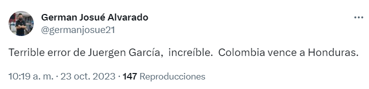 ¡Ya veían la derrota! Periodistas reaccionan por la triste presentación de Honduras en los Juegos Panamericanos 2023