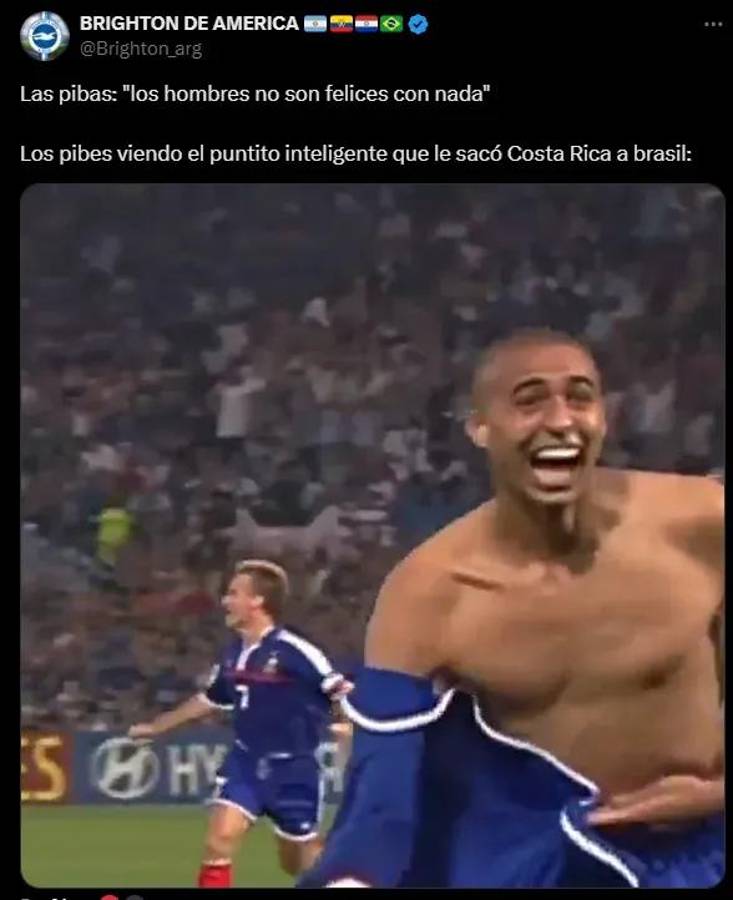 Ronaldinho protagonista y Vinicius víctima: los memes que dejó el amargo empate Brasil-Costa Rica en Copa América