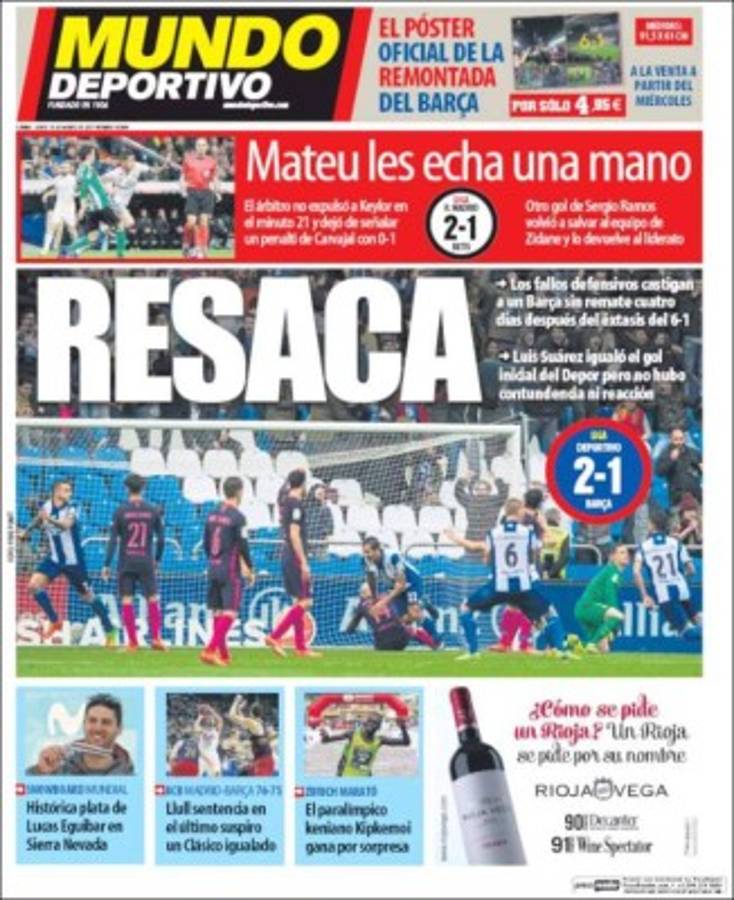 Guerra de portadas en españa por Madrid y Barcelona