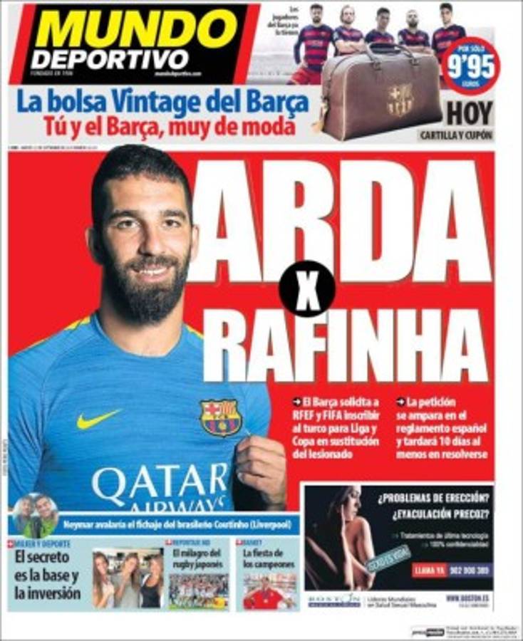 Las portadas más importantes del mundo deportivo