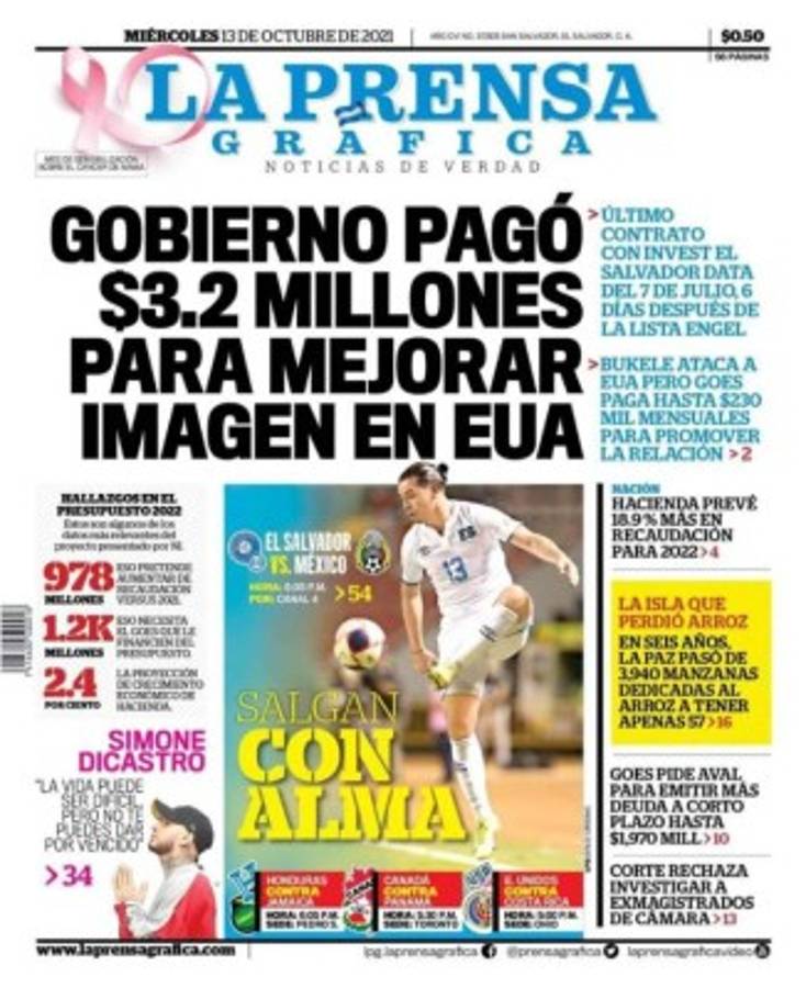 ¡Se calientan! La fulminante y polémica portada de periódico salvadoreño contra México y en Panamá hablan de huevos