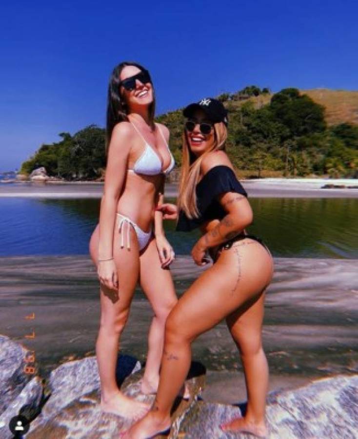 Neymar, impactado con las infartantes fotos de su hermana y sus amigas en las playas de Brasil