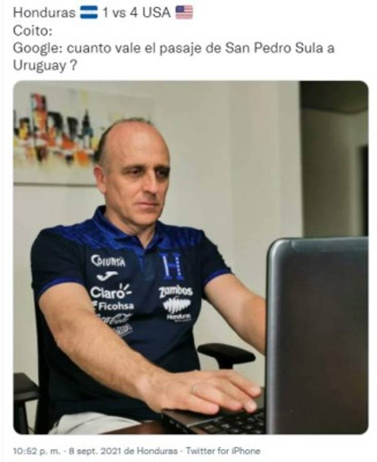 ¡Vuelan las redes! Honduras cae goleado ante Estados Unidos y los memes arrasan contra Fabián Coito