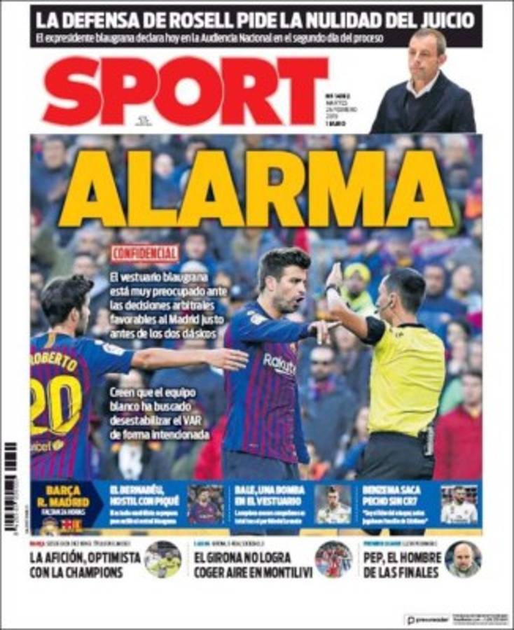 Las portadas internacionales calientan el clásico Real Madrid-Barcelona