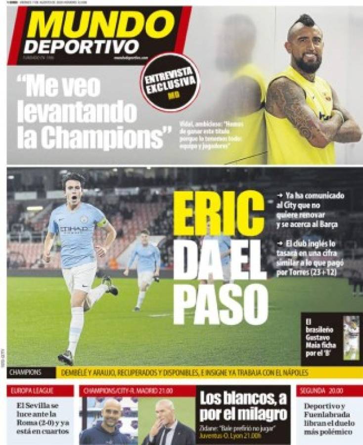 'Pep Guardiola los quiere hundir': Las principales portadas del mundo sobre el Manchester City-Real Madrid