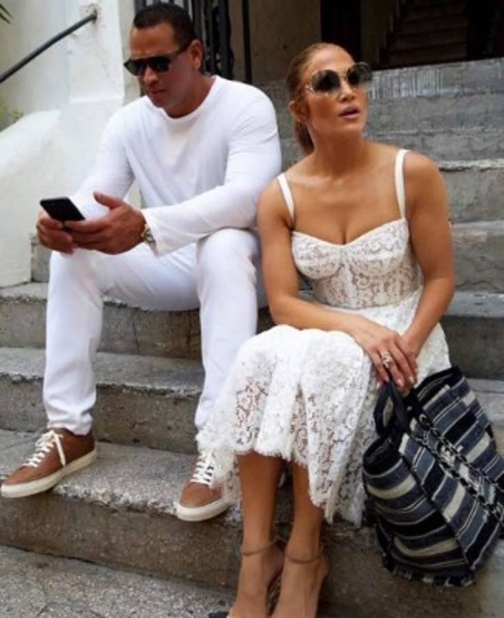 Las románticas vacaciones de Jennifer López y Alex Rodríguez en Italia