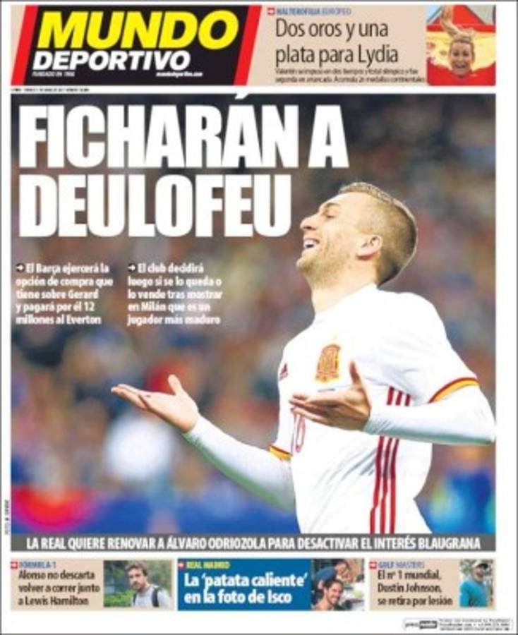 Jona Mejía desea volver a la H; Griezmann confía en el Atlético de Madrid.