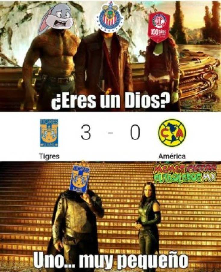 ¡Vaya creatividad! América no se salvó de los memes tras derrota ante Tigres