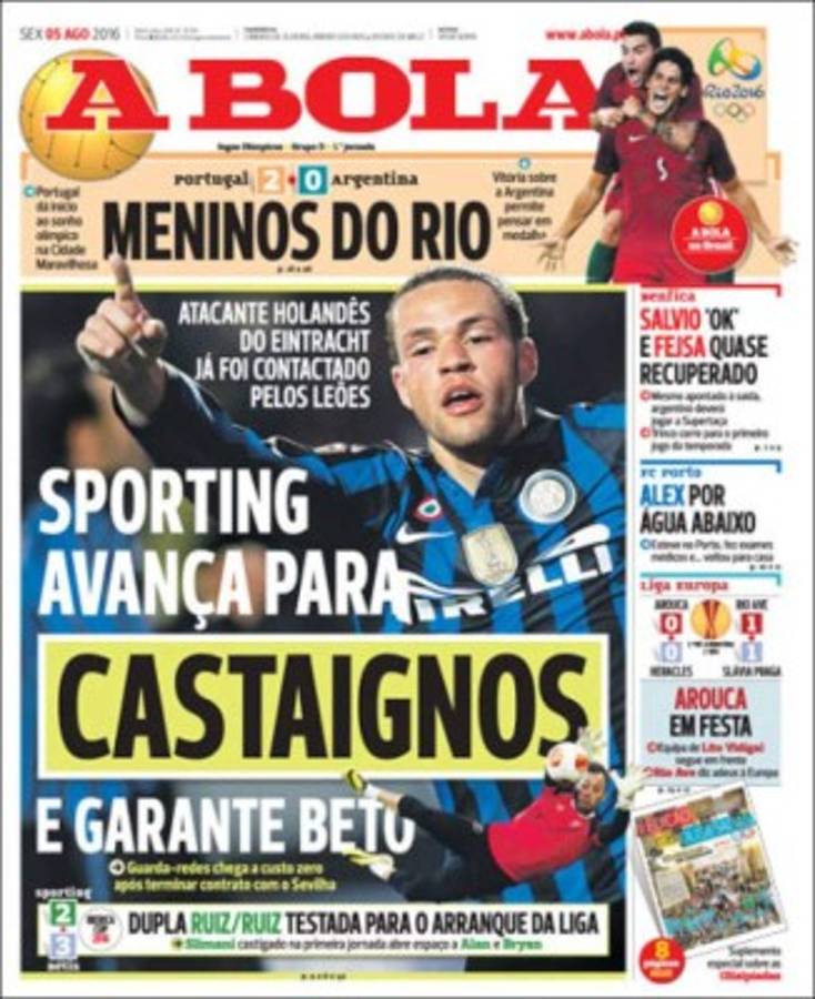 Las portadas de los diarios más importantes en el mundo deportivo