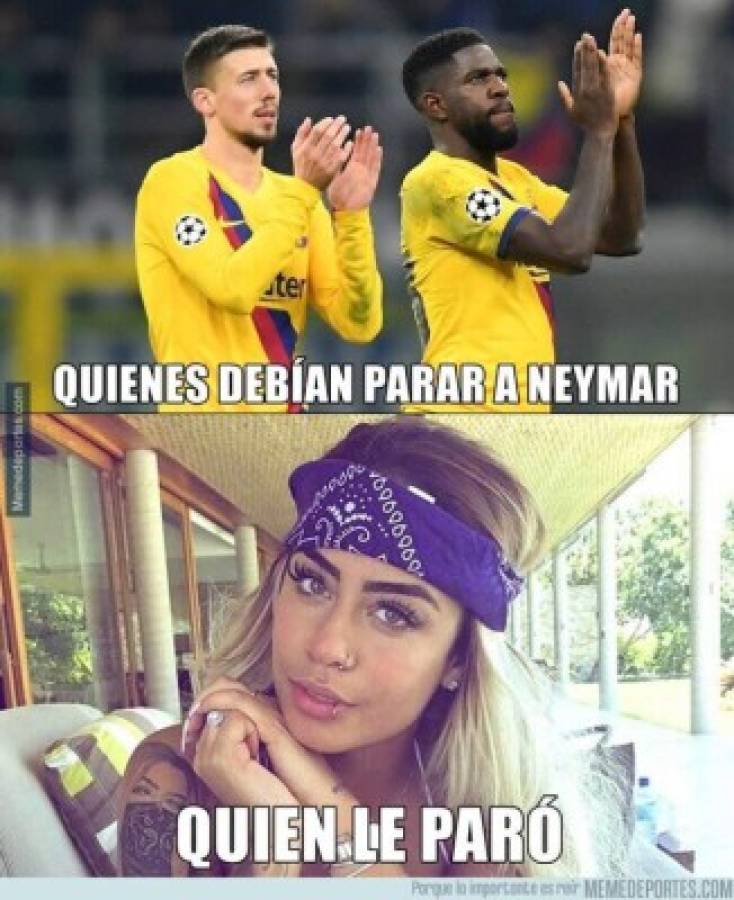 Los memes calientan el Barcelona-PSG por la Champions League y destrozan a Neymar