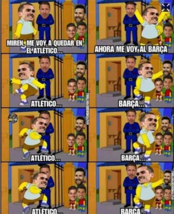 Para morir de risa: Griezmann víctima favorita de los memes tras su fichaje por Barcelona