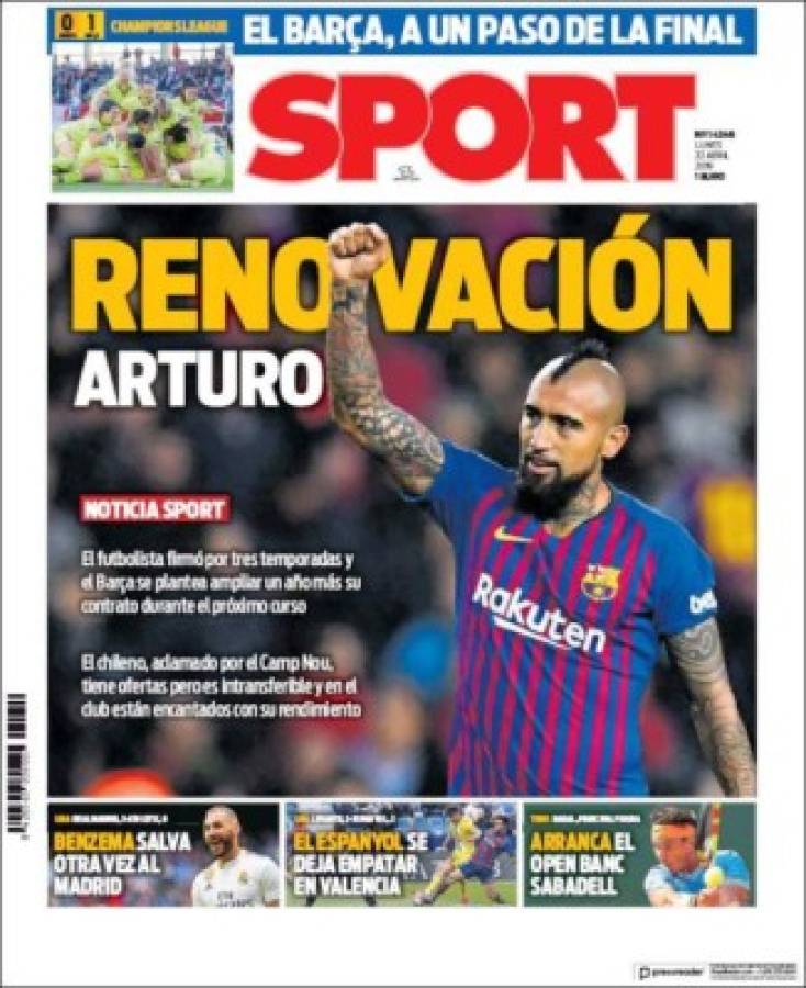 Portadas: Real Madrid dispuesto a ceder estrella y Barcelona trabaja en renovación