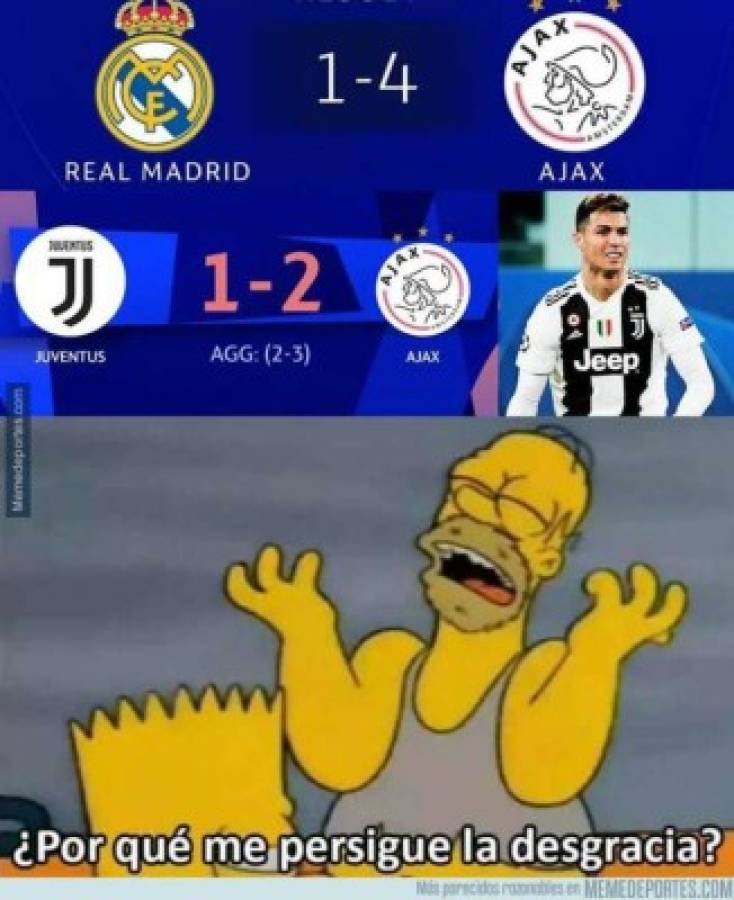 Los otros memes que no has visto y que 'trituran' a Cristiano Ronaldo por la eliminación en Champions