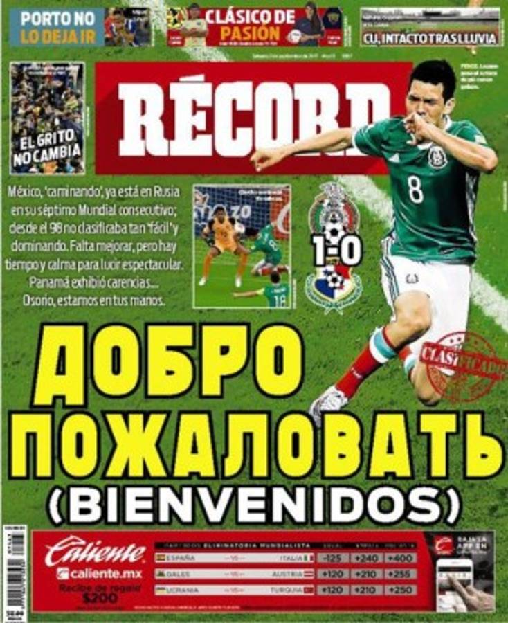 PORTADAS: Llanto en Panamá, júbilo en México, Costa Rica y Honduras