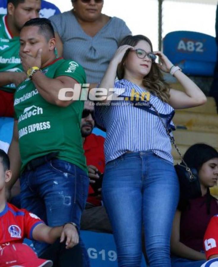 ¡Ambientazo! Afición de Olimpia invade el Estadio Olímpico para el clásico contra Marathón