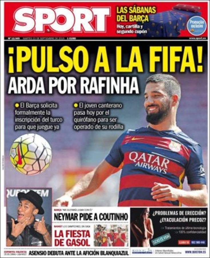 Las portadas más importantes del mundo deportivo