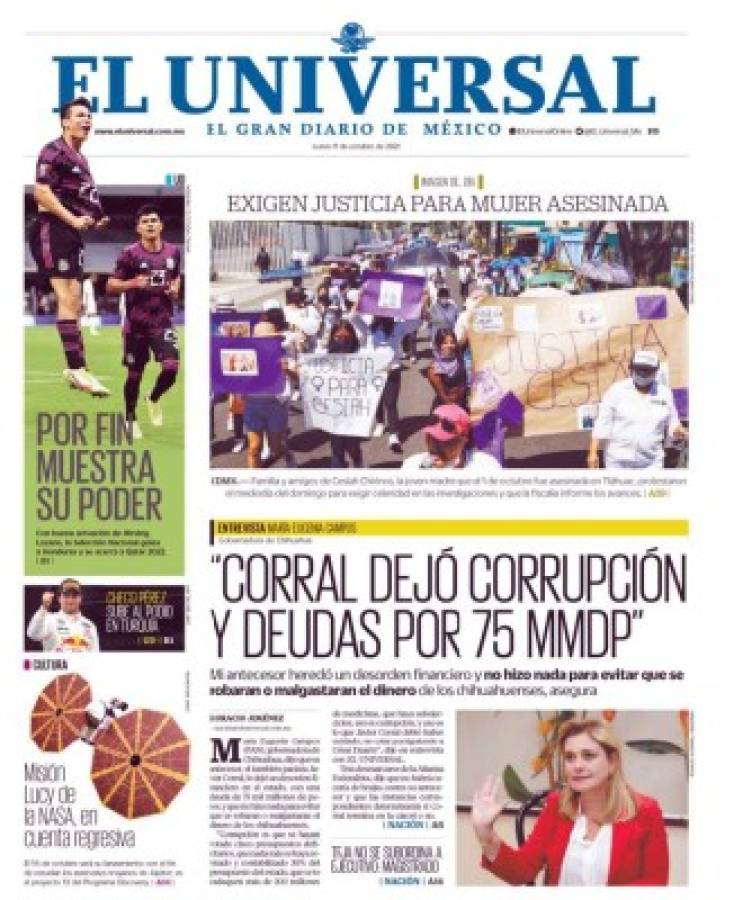 'Goleó fácil a Honduras': Las portadas de los diarios de México tras golear a la 'H' en el Azteca