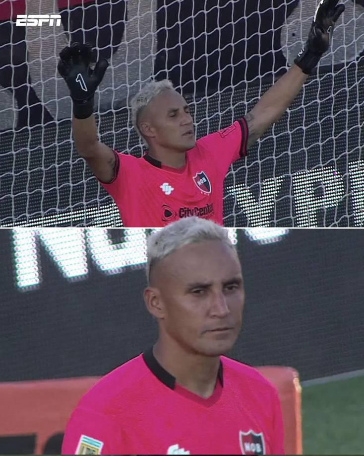 Keylor Navas se lució en su debut con Newell’s en Argentina: recibió premio y espectacular postal con la afición