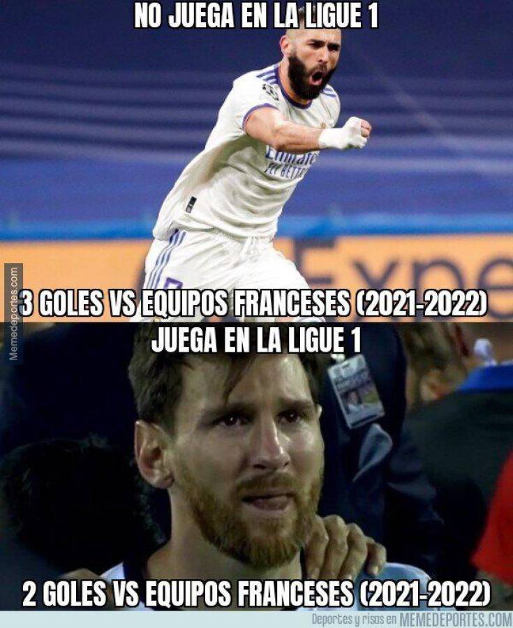 Los otros memes que dejó el Real Madrid-PSG de la Champions donde destrozan a Messi