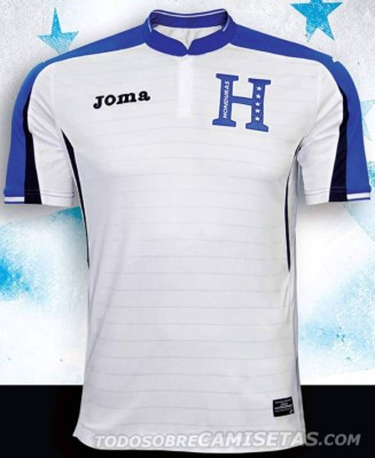 FOTOS: Desde 1970, así ha sido la evolución de la camiseta de la selección de Honduras