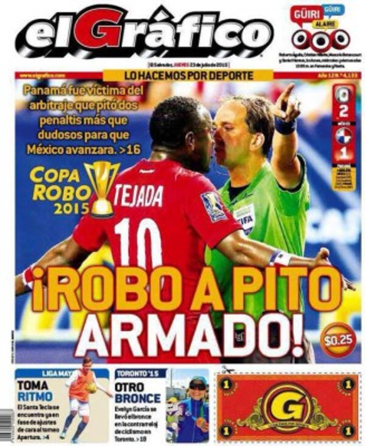 Principales portadas de México, Panamá y el mundo tras el México-Panamá