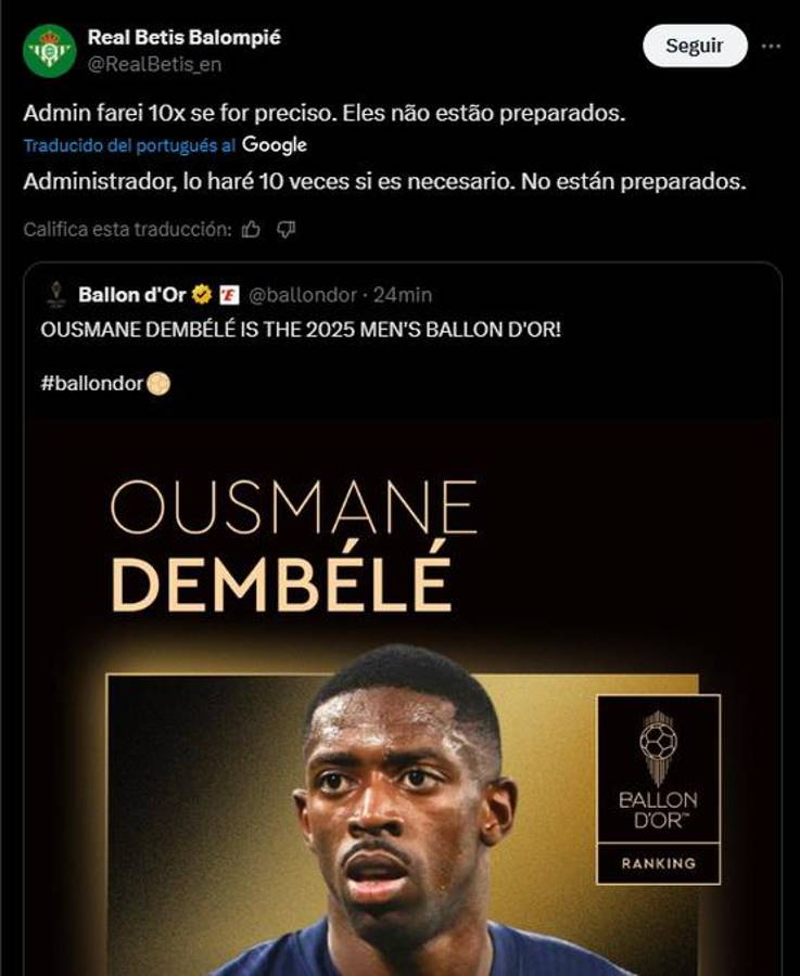 Vinicius recibe la peor burla tras el Balón de Oro de Dembélé y la increíble razón por la que piensa irse del Real Madrid
