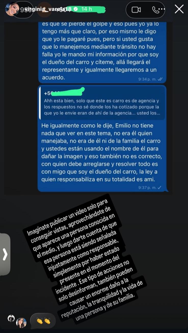 La reacción de Virginia Varela, la madre de Emilio Izaguirre.