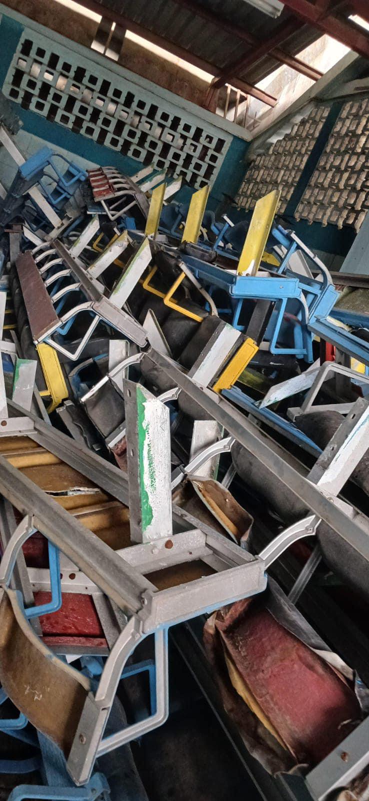 Estadio Olímpico, abandonado, destruido y desvalijado: ¡Condepor denuncia las deplorables condiciones de la instalación!