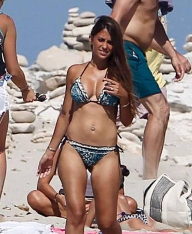 ¡De infarto! Las otras fotos que dejaron las vacaciones de Antonella Rocuzzo y Messi