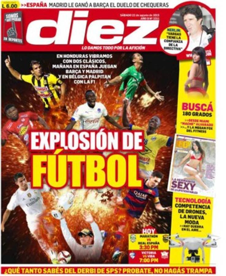Las portadas de los diarios deportivos más importantes en el mundo