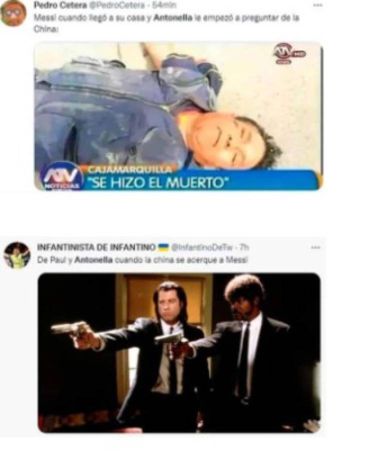 Messi y Antonella, protagonistas: Los nuevos memes que destruyen a China Suárez tras la separación de Wanda e Icardi