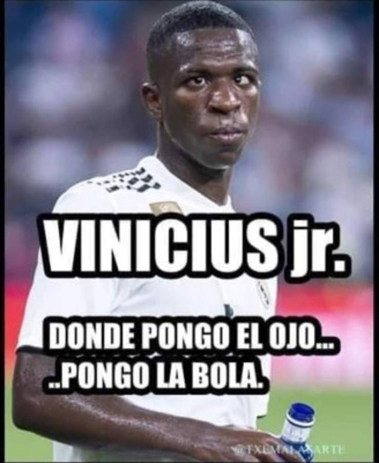 Vinicius, víctima de los memes previo al clásico español Real Madrid-Barcelona