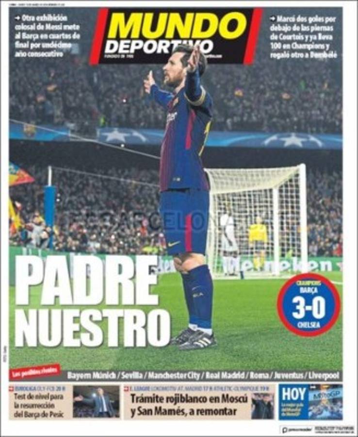 La prensa mundial se rindió ante el espectáculo brindado por Leo Messi