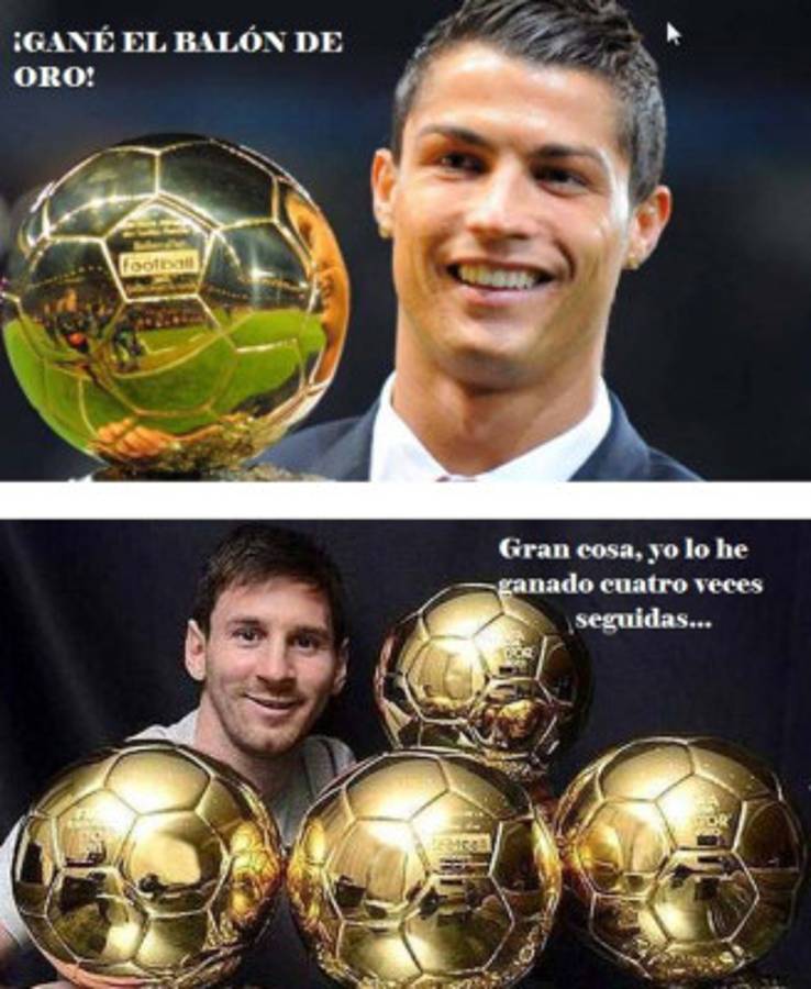 Los memes de la Gala del Balón de Oro.