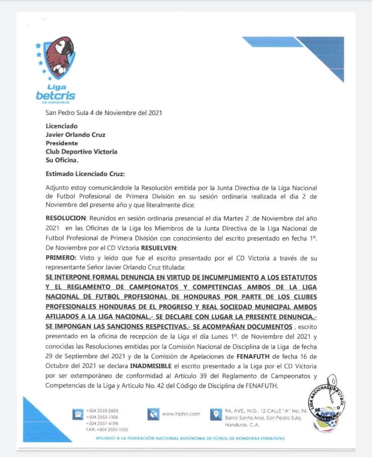 La cronología del escándalo: ¿Cómo inició y fue creciendo la denuncia de Victoria en contra de Real Sociedad, Honduras Progreso y el secretario Galindo?
